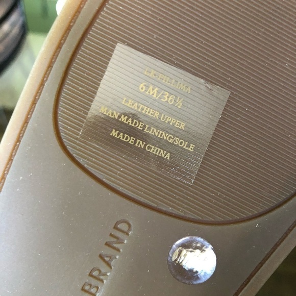 Lucky Brand Fillima Metallic Sandals 6 - Picture 8 of 10